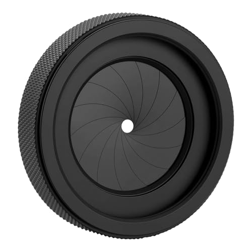 Adjustable Iris Aperture Diaphragm M30 to M37 Iris Aperture Diaphragm Adapter Optical Diaphragm 1.5-26mm Lens Module Adapter Ring PVS-14 PSV14 Optics