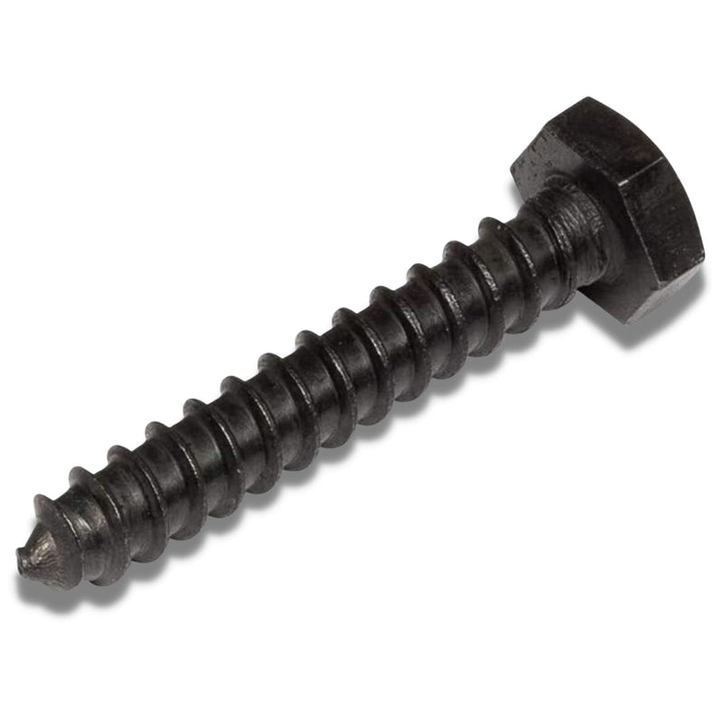 [Australia - AusPower] - Hex Head Lag Screws 3/16'' x 1-1/2'' Inch, Stainless Steel Black Lag Bolt Wood Screws 25PCS 