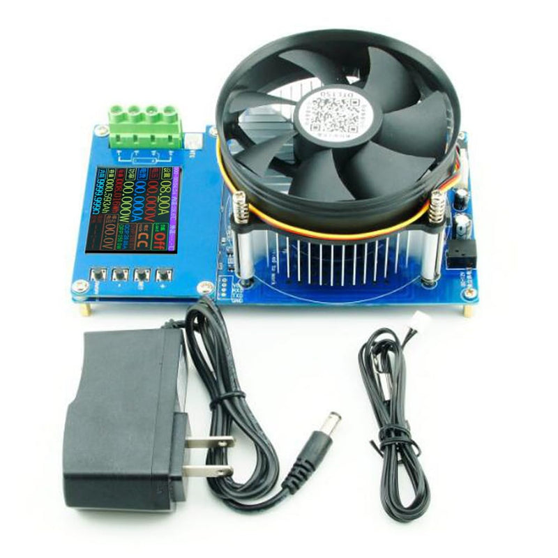 [Australia - AusPower] - 150W 20A Adjustable Constant Current Electronic Load 2.4inch TFT Color Display 4 Working Modes USB Lithium Battery Capacity Monitor Tester Discharge Meter 