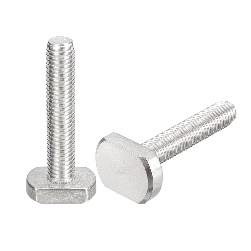 [Australia - AusPower] - uxcell T-Slot Bolts, 2pcs M10x55mm T Slot Drop-in Stud Sliding Bolts 304 Stainless Steel T Shape Screws for T Track 