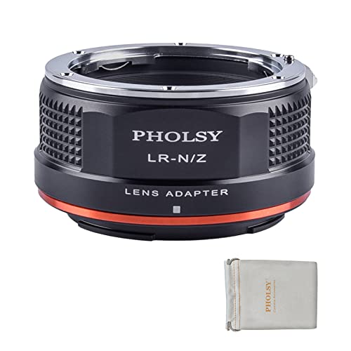 PHOLSY Lens Mount Adapter Compatible with Leica R Lens and Nikon Z Camera Leica R to Nikon Z