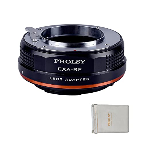 PHOLSY Lens Mount Adapter Compatible with Exakta Lens to Canon RF Camera Exakta to Canon RF