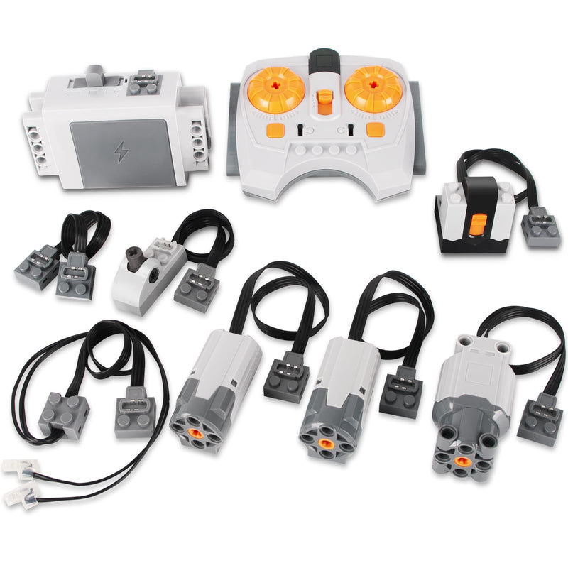 WEERSHUN 9-in-1 Motor Kit Compatible with Most Stud Building Blocks, Motor Set with Powerful Motors, Advanced Remote Control, Wide Compatibility