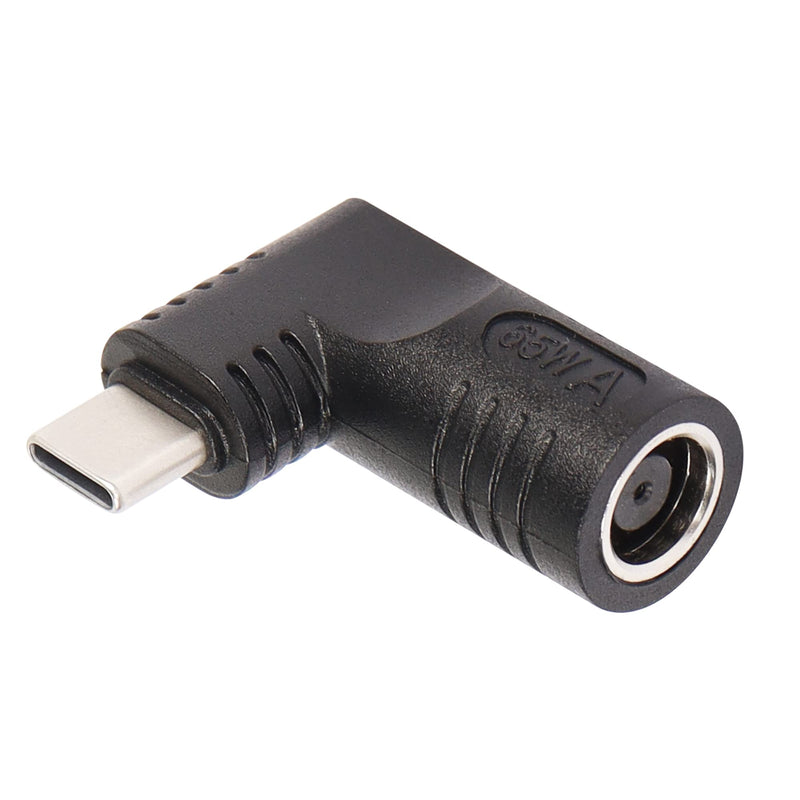 [Australia - AusPower] - SinLoon 65W PD DC 7.9mm x 5.5mm Female (7.9mm x 0.9mm) Input to USB Type C Male Power Charging Adapter,Uilt-in with PD Automatic Identification Induction Chip,for Phones,Tablets, Laptops(black 7909 A) black 7909 A 