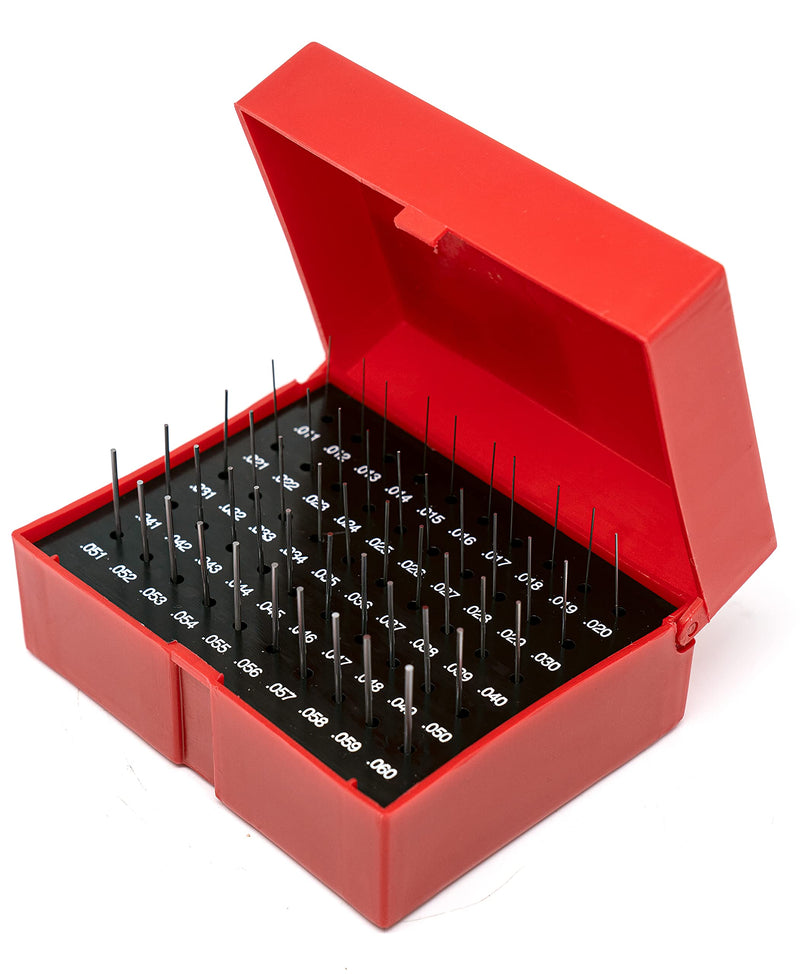 [Australia - AusPower] - Steel PIN GAGE Set Plastic CASE (PIN-M0-50) PIN-M0-50 