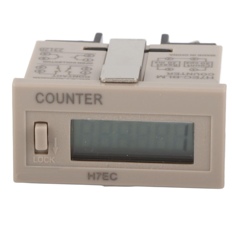 [Australia - AusPower] - H7Ec BLM Digital Traffic Counter H7Ec BLM Digital Electrical Counter Totalizer Without Voltage Input with 6 Digit LCD Display 