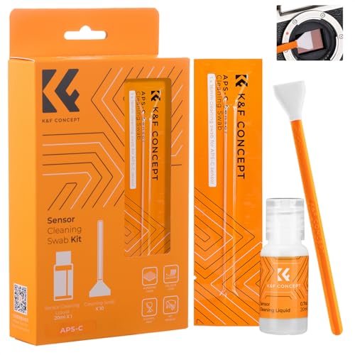 K&F CONCEPT 16mm APS-C Sensor Cleaning Kit, with 20ml Sensor Cleaner