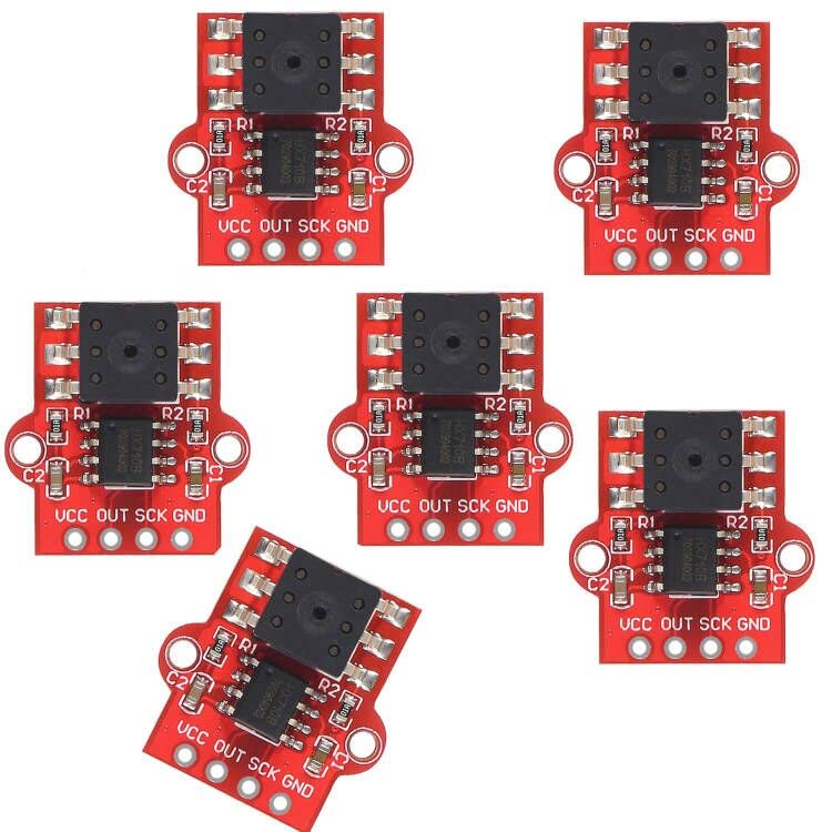 6pcs 3.3-5V Digital Barometric Air Pressure Sensor Module Liquid Water Level Controller Board 0-40KPa for Arduino