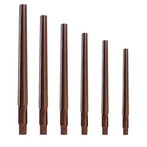SPORTARC Cone Reamer 6pcs 1:50 Taper Shank Manual Reamer 3/4/5/6/8/10mm