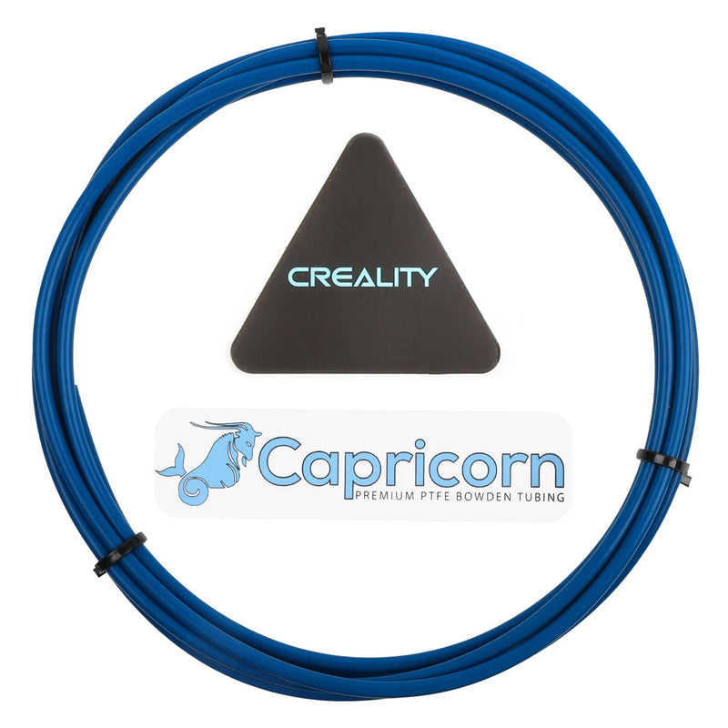 Creality Official Capricorn Bowden Tubing 3M, PTFE Teflon Tube Support 1.75mm Filament Heat Resistant High Lubrication Low Friction for Ender-3/3 Pro / 3 Max / 3 V2 / Ender-5 Series/CR-10 Series