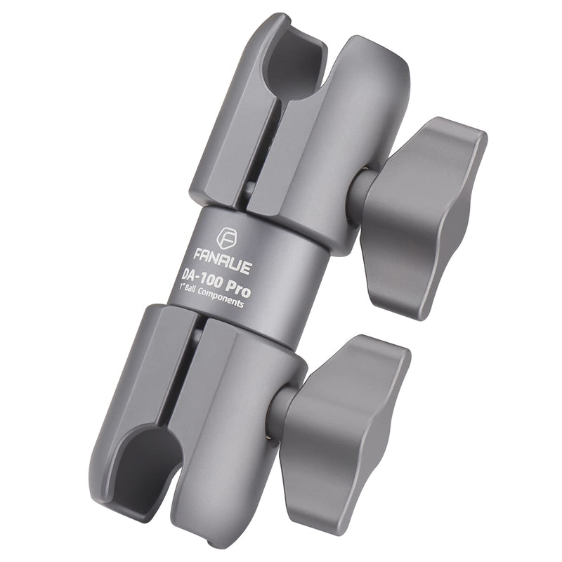 [Australia - AusPower] - FANAUE Composite Double Socket Swivel Arm,DA-100PRO 3.7" Length, Aluminum Construction, Compatible with RAM Mounts B Size 1" Ball Components DA-100PRO 