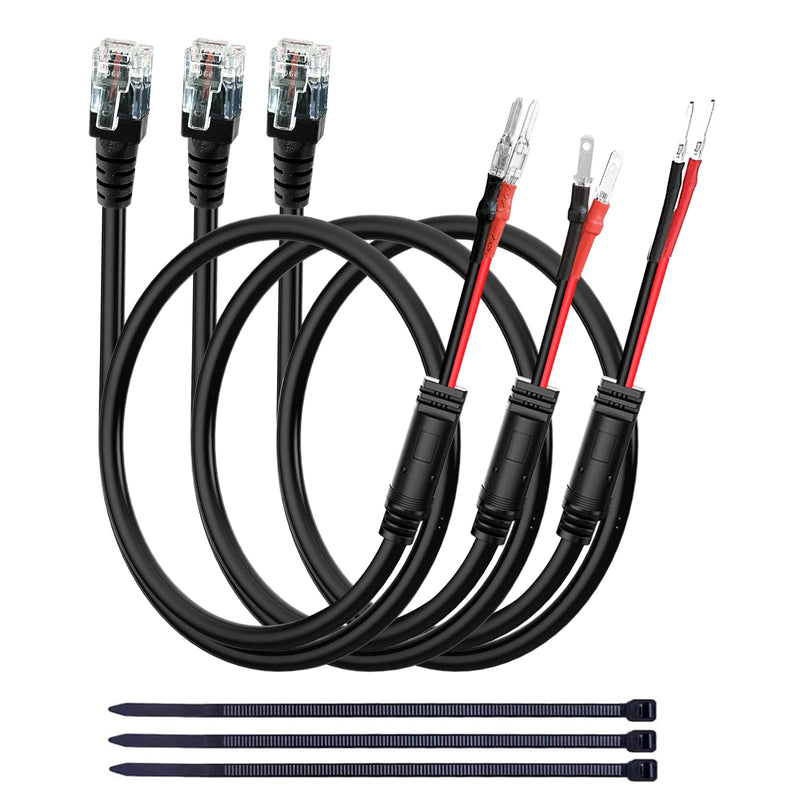 [Australia - AusPower] - Radar Detector Hardwire Power Cord, Rearview Mirror Plug Cable, with Inline Fuse Holder,Suitable for Uniden Escort Beltronics Valentine One Cobra Whistler Radar Detector,3-Piece Set,13.7'' (RJ11) Medium-13.7in RJ11 