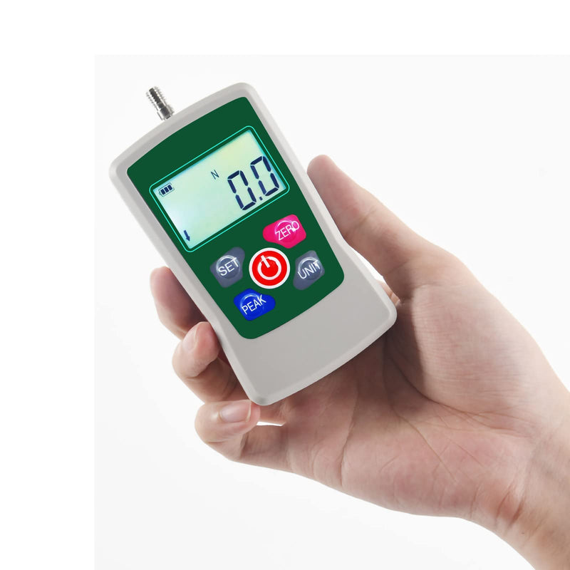 [Australia - AusPower] - GOYOJO Digital Force Gauge High-Precision Push-Pull Meter for Tension & Compression Testing Units (N, kg, lb, oz) Real-Time/Peak/First Peak Modes Ideal for Quality Control & Material Testing (20N)… 