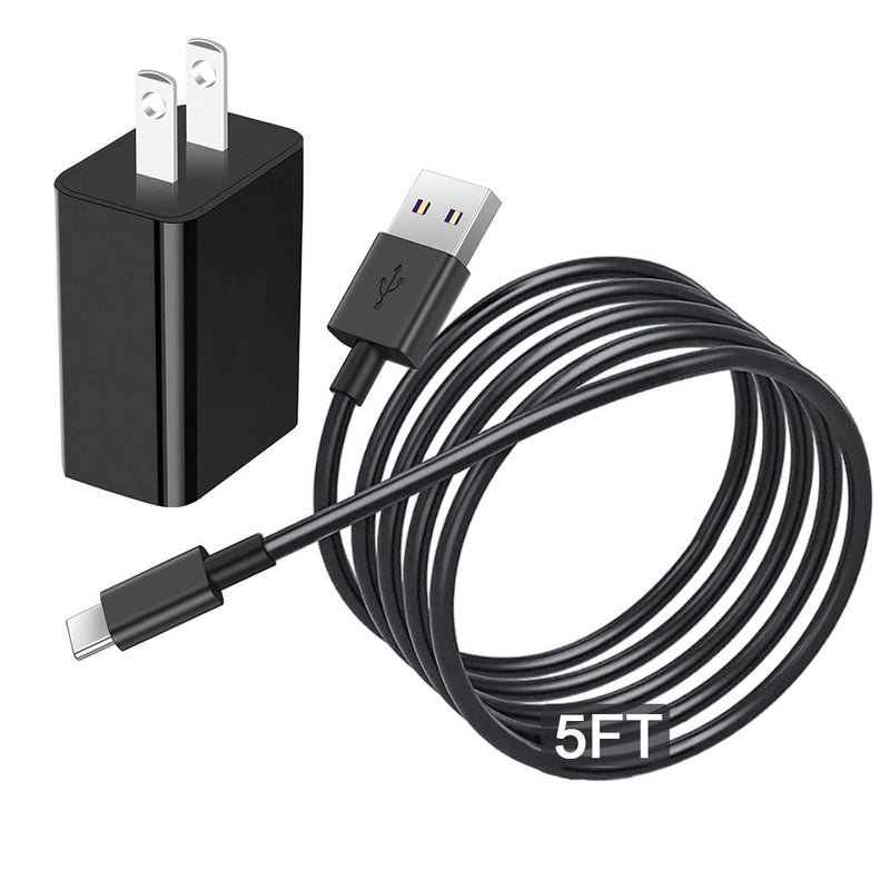 [Australia - AusPower] - 5Ft USB C Fast Wall Charger Fit for T-Mobile REVVL 6/6 Pro 5G, REVVL V+ 5G, REVVL 5G, REVVL 4/4+, Revvlry+, Revvlry USB Type-C Phone Power Adapter Charging Cord Cable 