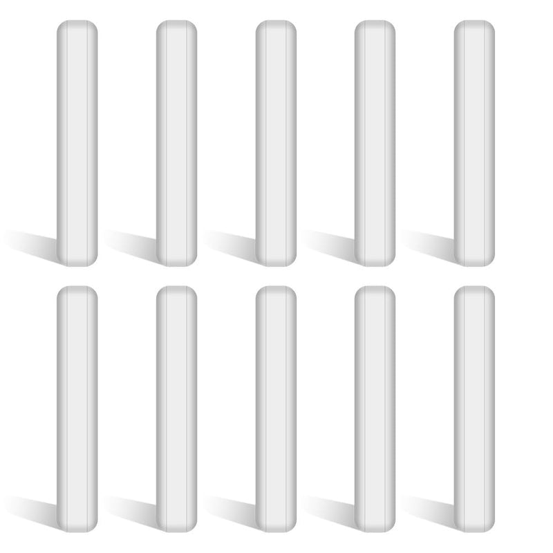 stonylab 10-Pack Stir Bar Set, 50 mm PTFE-Coated Magnetic Stirring Bars White Stir Mixer for Stirrers, 10 PK 50 mm (Pack of 10)