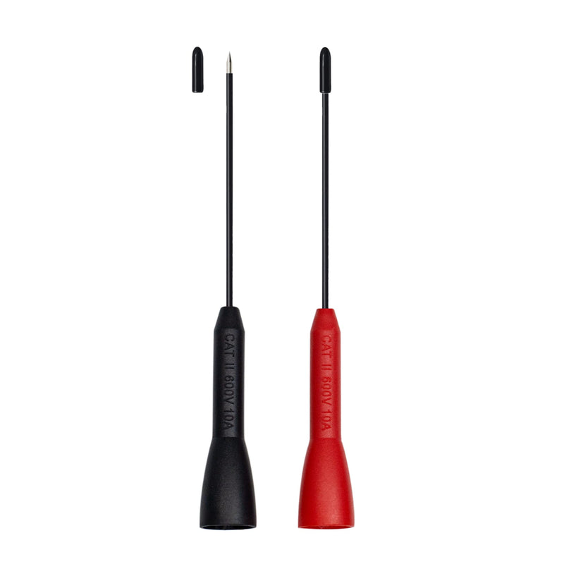 [Australia - AusPower] - Multimeter Needle Probe Pins, Extendable Needle Probe Set Non-Destructive Piercing Needle Probe Tip Adapter for 2mm Test Probes 2 PCS 