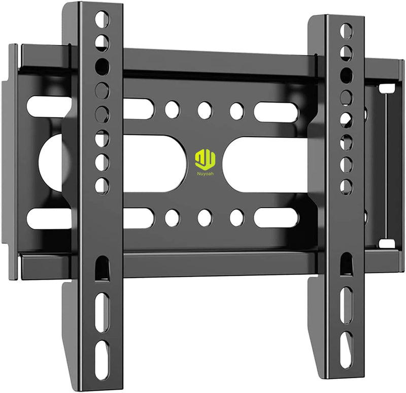 [Australia - AusPower] - Nuyoah TV Wall Mount Bracket Low Profile Fixed for 14-42 Inch Flat Screen TVs & Monitors Up to 55lbs, Universal TV Monitor Mount Fits 8" Wood Studs Max VESA 200x200mm 