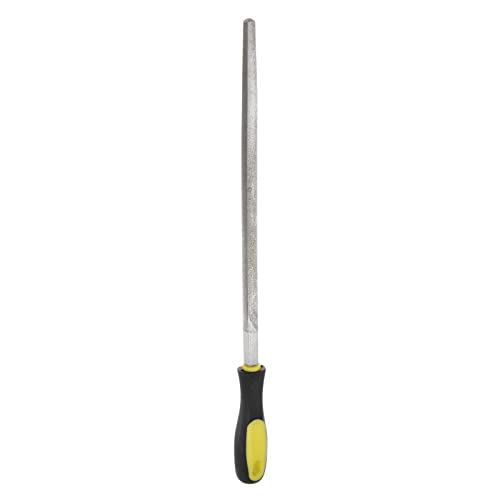 HARFINGTON Diamond Coated File 12 Inch 80 Grits Square Files Tools with Plastic Handle for Metal Glass Wood Stone Grinding Polishing Engraving
