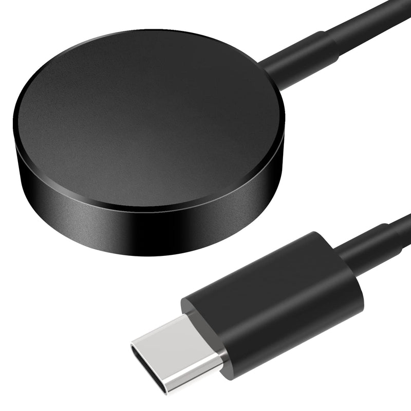 [Australia - AusPower] - Upgrade Galaxy Watch Charger Compatible with Samsung Galaxy Watch 5/5 Pro/4/4 Classic/3/Active 2/Active, Charging Dock with Aluminum Alloy Case, USB C Wireless Charger Cable-3.3FT/1M 1 Pack 
