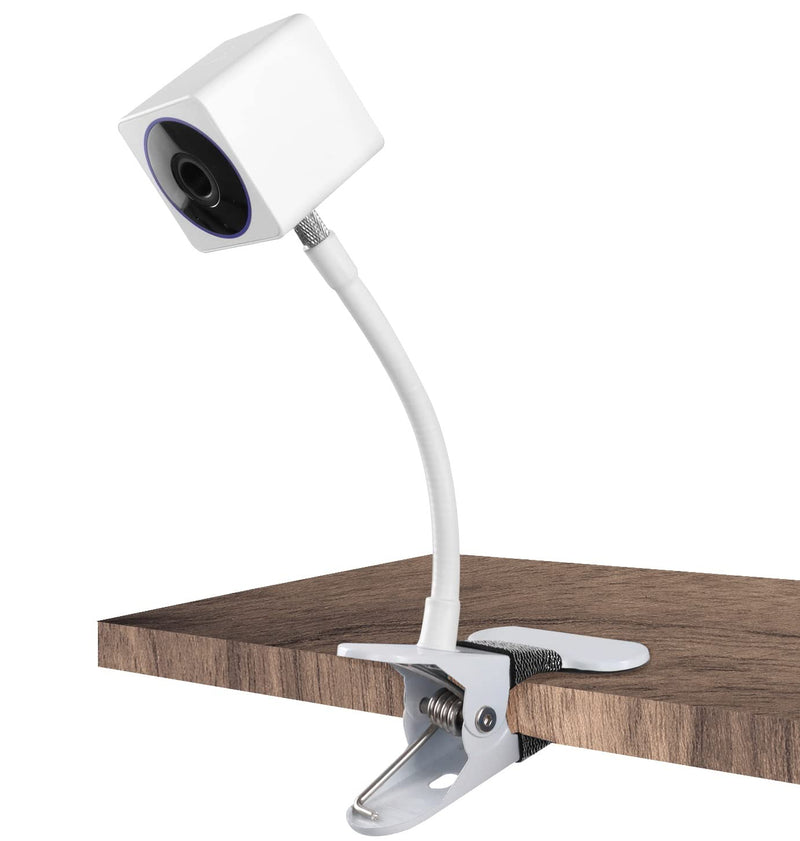 [Australia - AusPower] - OkeMeeo Gooseneck Camera Mount for WYZE Cam OG, Wyze Cam V3/ V3 Pro, Wyze Cam Pan V3/V2/V1,Arlo Cameras and More(Gooseneck Clip,1 Pack) 1 Pack Gooseneck Clip 