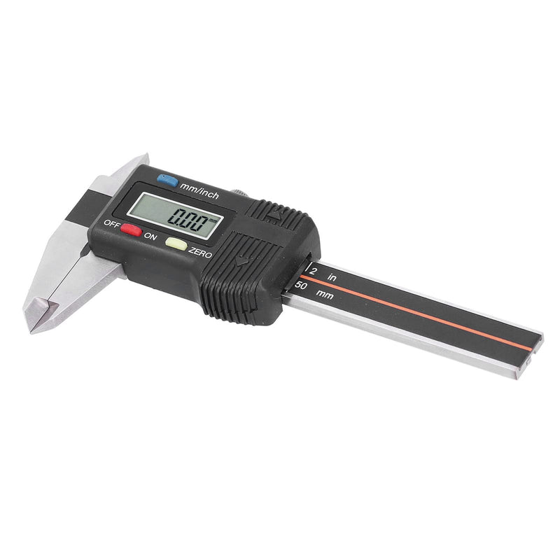 [Australia - AusPower] - Electronic Digital Vernier Caliper, 50mm / 2in High Precision Portable Caliper Measuring Tool (Delivered Without Battery) 