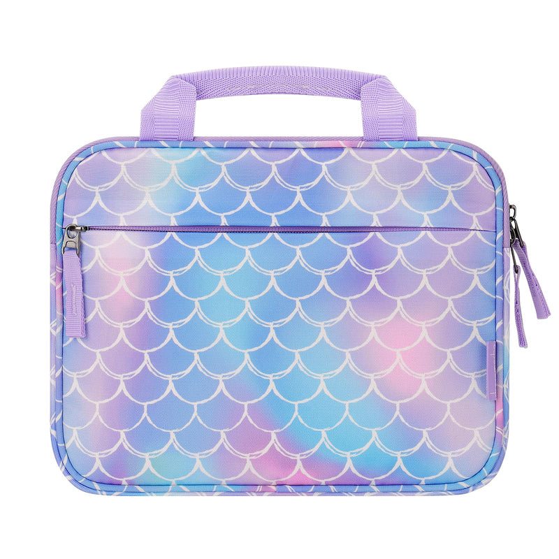 [Australia - AusPower] - Choco Mocha Tablet Bag for Kids（10inch & 12.5inch） 10inch（10.5 x 8.5 x 1.3） Mermaid-Purple 10inch 