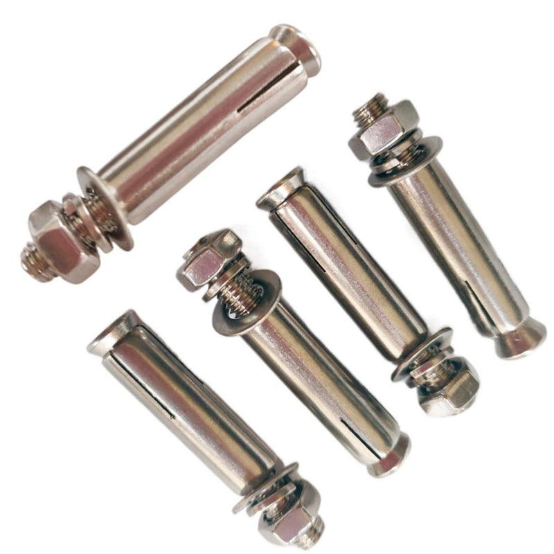 [Australia - AusPower] - Stainless Steel Expansion Bolts M8x60mm External Hex Expansion Bolt (5 Pack) 