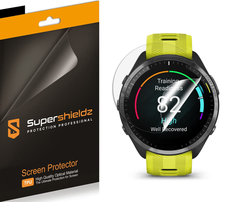 [Australia - AusPower] - Supershieldz (3 Pack) Designed for Garmin Forerunner 965 Screen Protector, High Definition Clear Shield (TPU) 