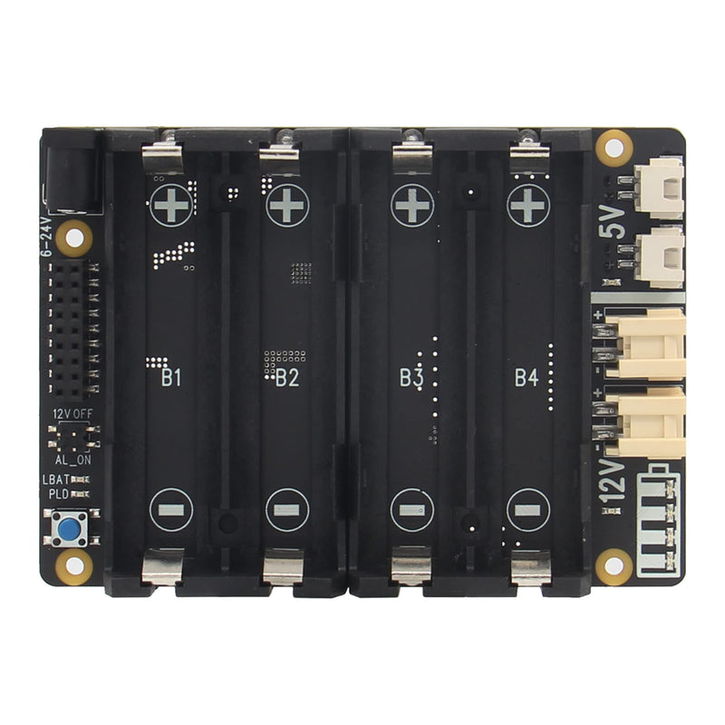 [Australia - AusPower] - Geekworm 12V/5V Dual Output Universal SBC Stackable Uninterruptible Power Supply UPS Shield X-UPS1 Compatible with Raspberry Pi/Orange Pi/Jetson Nano/Rock Pi/Tinker Board 