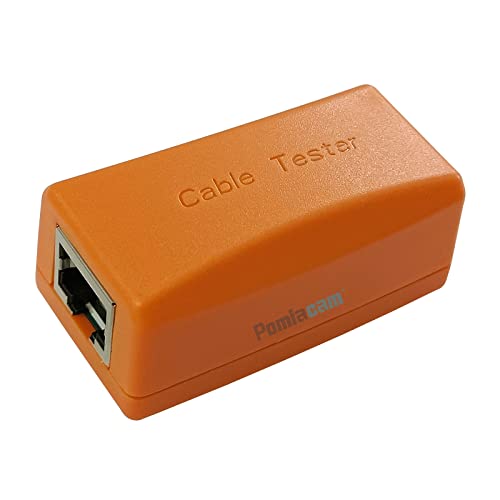 POMIACAM network cable test box for CCTV tester, RJ45 network cable connector fault detection device