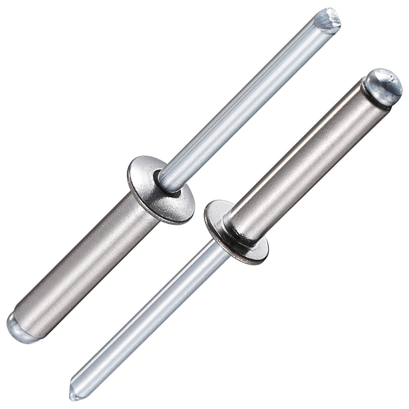 Wensilon (150Pcs) 3/16"x1" stainless steel blind pro Rivets,Steel handle and stainless steel mandrel 3/16"x1"