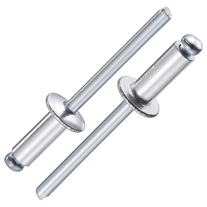 [Australia - AusPower] - (250Pcs) 3/16"x1/2" Aluminum blind pro Rivets,Aluminum Grip and Steel Mandrel 3/16"x1/2" 