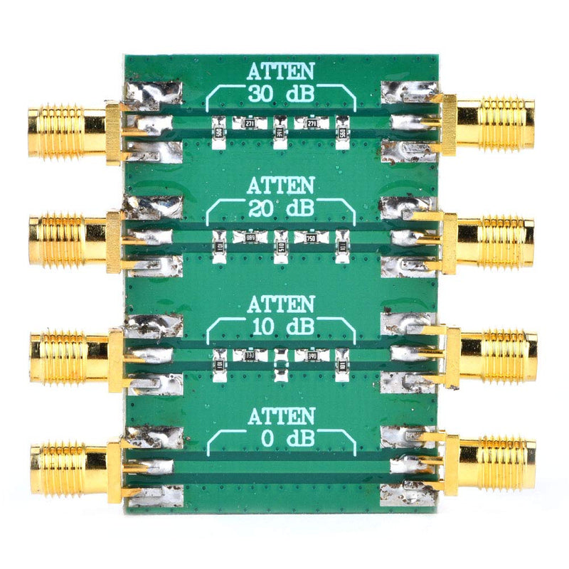SMA Fixed Attenuator 50 Ohm DC to 4.0 GHz High Frequency Attenuator with Two SMA Sockets for RF Applications
