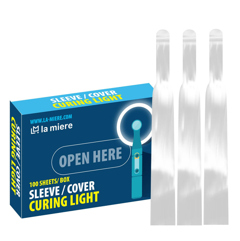 [Australia - AusPower] - Dental Curing Light Body Cover, Dental Intraoral Camera Sleeves, Curing Light/Ultra Led barrier sleeves, Disposable Implant Protective Cover (9.9" X 1.85" 100/Box) Body 9.9" X 1.85" 1 Box 