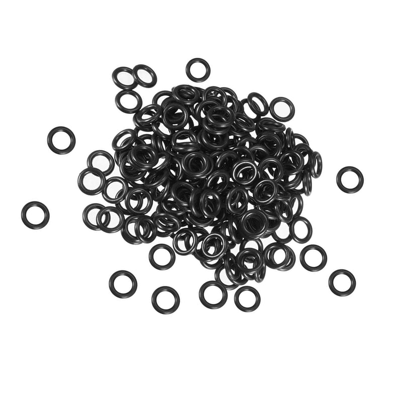 [Australia - AusPower] - Nitrile Rubber O-Rings 26mm OD 24mm ID 1mm Width Metric Sealing Washer Round O-Ring Gasket O Rings Seal Grommets, Black, Pack of 50 