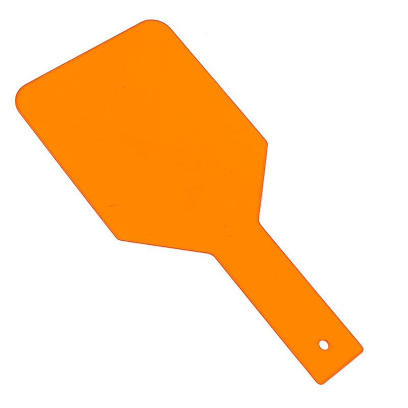 [Australia - AusPower] - Orange Handheld Dental Shield Plate Eye Protector Curing Light Shield, Protective Plate Board Lamp Filter Dental Lab Equipment 