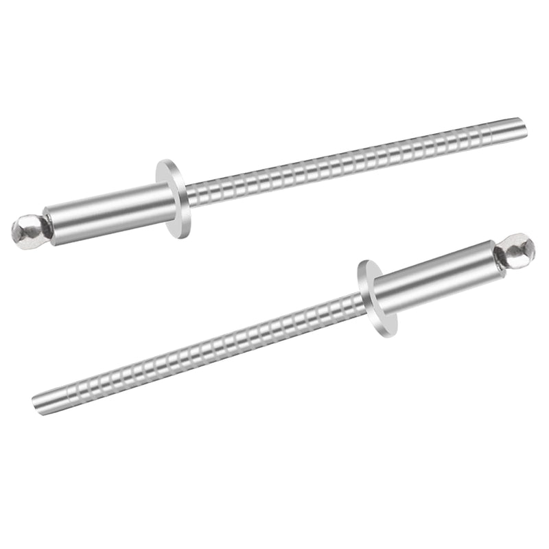 [Australia - AusPower] - 100pcs 1/8" x 1/2" Stainless Steel Blind Rivets, 3.2 x 12.7mm Stainless Steel Pop Rivets, Pack of 100 1/8" x 1/2" 
