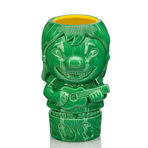 Geeki Tikis Disney Disney Lilo & Stitch Ukulele Lilo Ceramic Mug | Party Cocktail Tumbler For Liquor And Beverages | Holds 21 Ounces