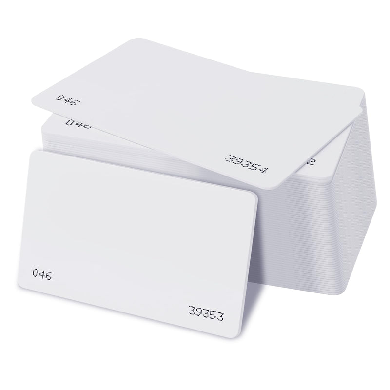 [Australia - AusPower] - 50 pcs 26 Bit Proximity CR80 Cards Weigand Prox Blank Printable Swipe Cards Compatable with ISOProx 1386 1326 H10301 format readers. Works with The vast majority of access control systems 