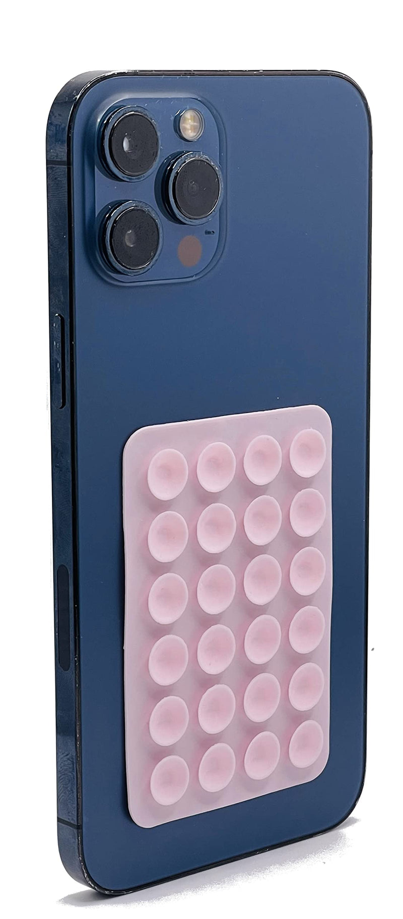 [Australia - AusPower] - CRYSTALFY Mystick Sticky Phone Stand Silicone Suction Phone Case Mount, Content Creator Essentials for TikTok Videos, Influencers, Hands-Free Mobile Accessory Holder Grip (Soft Pink) Soft Pink 
