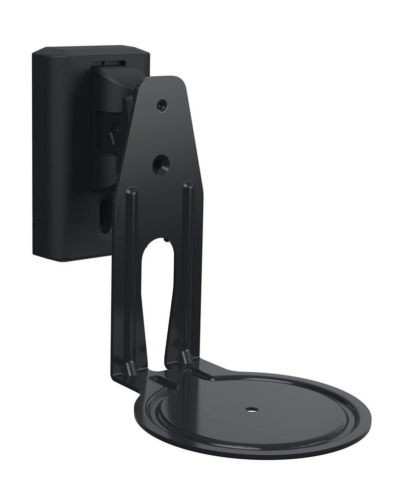 [Australia - AusPower] - Sanus Speaker Wall Mount for Sonos Era 100™ - Swivel & Tilt Speaker Mount with Easy 15-Minute Install - Single Black Sonos Speaker Mount 