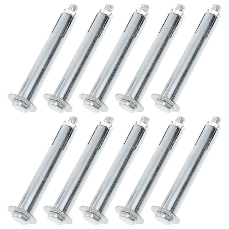[Australia - AusPower] - VILLCASE Speeds Bumps Screws, Ground Screws Stainless Steel Bolts Expansion Screw Bolts Fastener Bolt Spikes Anchors for Asphalt Speeds Bumps Expansion Screws Feet 10pcs 