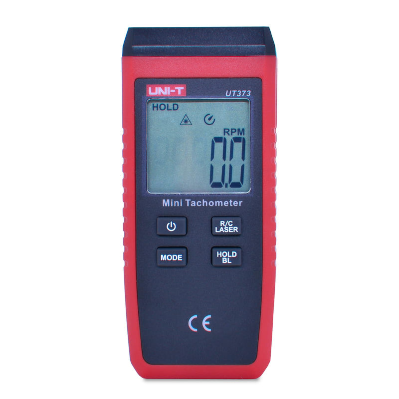 [Australia - AusPower] - UNI-T UT373 Mini Digital Tachometer, 10~99999 RPM Non-Contact Tachometer Speed Meter Speed Gauge with Backlight, Max/Min/data hold, Rotating Speed/Count Function Switching 