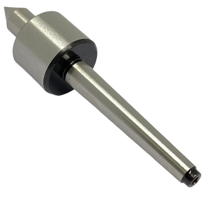 [Australia - AusPower] - MT0 Mini Live Revolving Center for Lathe | for Precision Machine Revolving, Accuracy, Large Load Capacity for Industry | 1PC for Engineer, Work with Workpiece/Tailstock | Steel Material 