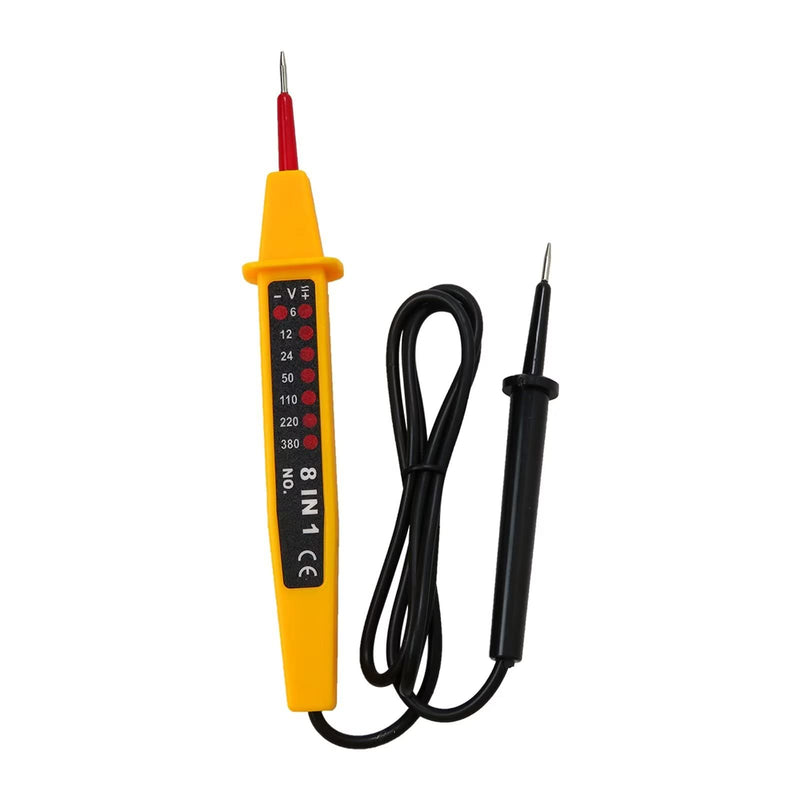 [Australia - AusPower] - 8 in 1 Electric AC/DC Voltage Detector Pen Circuit Tester with LED Lights 