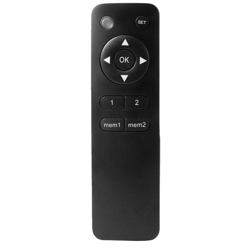 [Australia - AusPower] - VIVO Spare RF Remote for Compatible Electric Motorized TV Mounts, 2 Memory Settings, Radio Frequency, Wide Operating Range, Batteries Not Included, Black, PT-RT-70N 
