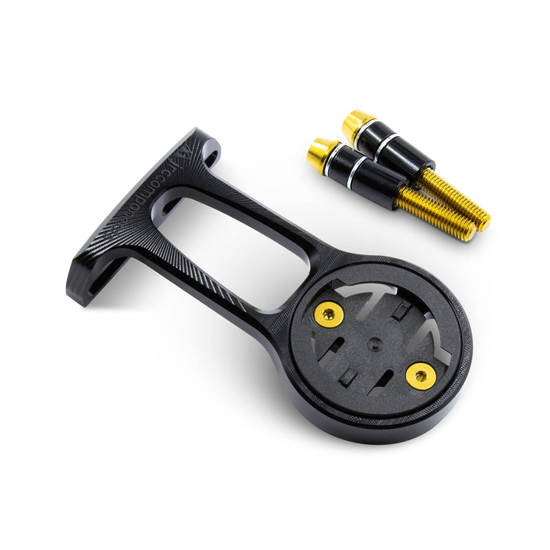 [Australia - AusPower] - JRC Components Stealth+ Premium Bike Mount | Compatible with Garmin Edge GPS Computers For Garmin Models Gold 