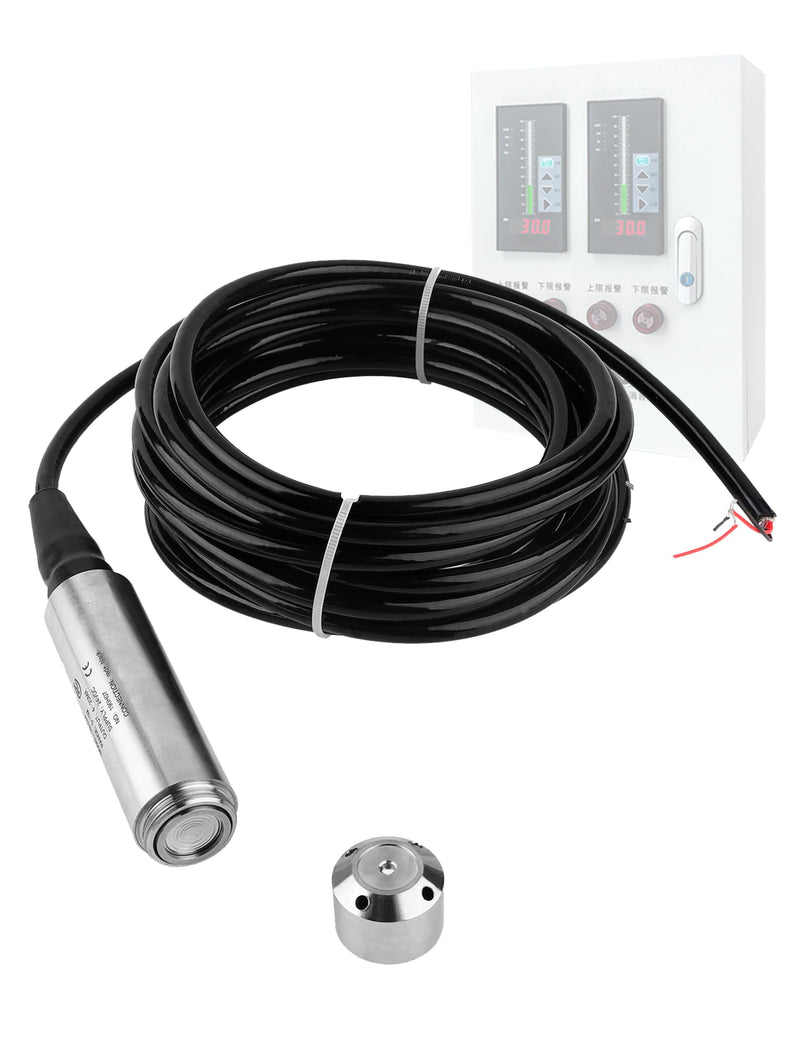 [Australia - AusPower] - Liquid Level Sensor Cable Submersible Transmitter Water Level Sensor Detector Cable, IP68 Liquid Level Transducer, 4-20mA Water Level Sensor Detector 0-39.37 inch 