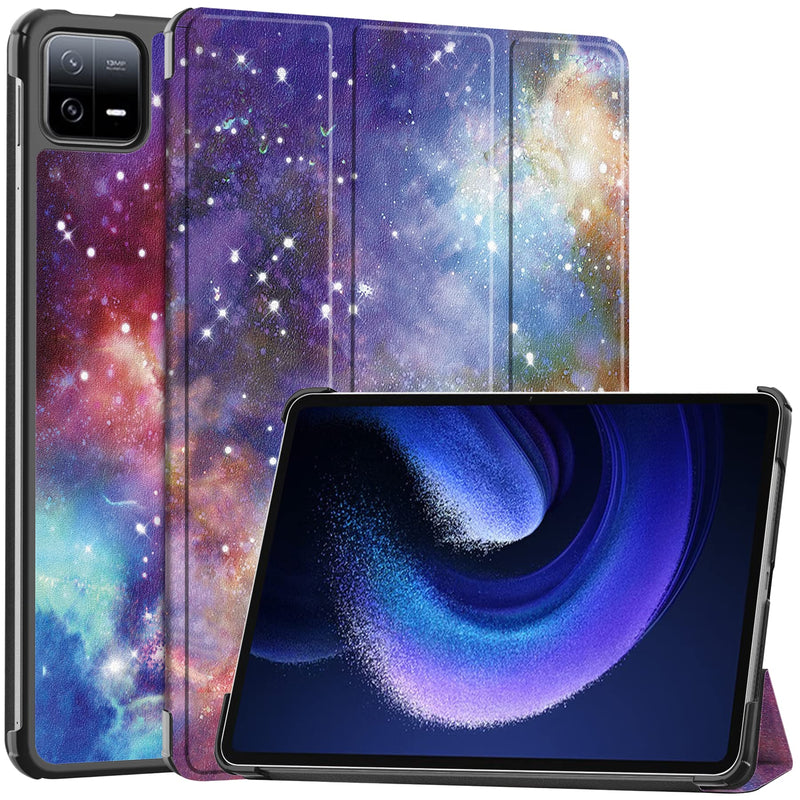 [Australia - AusPower] - Smart Case for XIAOMI Pad 6 11'', Ratesell Lightweight Trifold Stand Smart Case Cover with Auto Wake/Sleep for XIAOMI Pad 6 Outer Space 