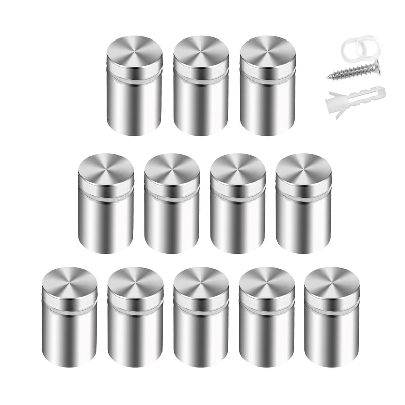 [Australia - AusPower] - Standoff Screws, Sign Standoffs, Standoff Screws for Acrylic, Advertising Standoff Mount Metal, Sign Mounting Hardware, Sign Standoff Screws, Spacers & Standoffs, Stand Off Wall Mounts(0.47x0.75 in) 0.5x0.75 in 